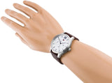 Tommy Hilfiger Damon Quartz White Dial Brown Leather Strap Watch for Men - 1791418 Authentic Buy Shop Now