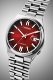 Citizen Tsuyosa Automatic Red Dial Silver Steel Strap Watch For Men - NJ0150-56W Authentic Buy Shop Now