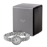 Emporio Armani Rosa Quartz White Dial Silver Steel Strap Watch For Women - AR11354 Authentic Buy Shop Now