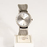 Guess Chiffon Silver Dial Silver Mesh Bracelet Watch For Women - W1083L1 Authentic Buy Shop Now
