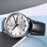 Mido Comander II Automatic Chronometer Silver Dial Black Leather Strap Watch For Men - M021.431.16.031.00 Authentic Buy Shop Now