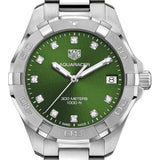 Tag Heuer Aquaracer Diamonds Emerald Green Dial Watch for Women - WBD1316.BA0740 Authentic Buy Shop Now