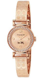 Coach Madison Crystals Rose Gold Dial Rose Gold Steel Strap Watch For Women - 14502203 Authentic Buy Shop Now