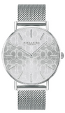 Coach Perry Quartz Silver Dial Silver Mesh Bracelet Watch for Women - 14503384 Authentic Buy Shop Now