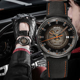 Mido Commander Automatic Gradient Black Dial Black Nylon Strap Watch For Men - M021.407.37.411.00 Authentic Buy Shop Now