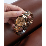 Guess Rumour Quartz Rose Gold Dial Rose Gold Steel Strap Watch For Women - GW0613L3 Authentic Buy Shop Now