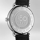 IWC Portofino Automatic '150 Years' Edition Automatic White Dial Black Leather Strap Watch for Men - IW356519 Authentic Buy Shop Now