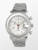 Gucci G Chrono Chronograph White Dial Silver Steel Strap Watch For Men - YA101339 Authentic Buy Shop Now