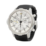 IWC Aquatimer Chronograph White Dial Black Rubber Strap Watch for Men - IW376801 Authentic Buy Shop Now