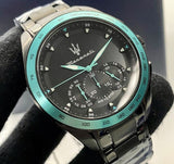 Maserati Traguardo Aqua Edition Black Dial Black Steel Strap Watch For Men - R8873644002 Authentic Buy Shop Now