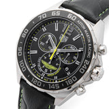 Tag Heuer Formula 1 Aston Martin Black Dial Black Leather Strap Watch for Men - CAZ101P.FC8245 Authentic Buy Shop Now