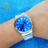 Citizen x Pantone Automatic Blue Dial Silver Steel Strap Watch For Men - NJ0158-89L Authentic Buy Shop Now