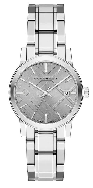 Burberry The City Silver Dial Silver Steel Strap Watch for Women - BU9143 Authentic Buy Shop Now