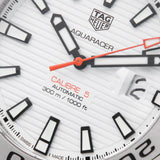 Tag Heuer Aquaracer Calibre 5 Automatic White Dial Silver Steel Strap Watch for Men - WAY2013.BA0927 Authentic Buy Shop Now
