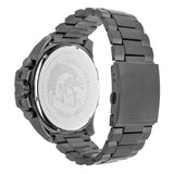 Diesel Mega Chief Chronograph Grey Dial Grey Steel Strap Watch for Men - DZ4282 Authentic Buy Shop Now