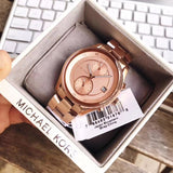 Michael Kors Briar Analog Gold Dial Gold Steel Strap Watch For Women - MK6464 Authentic Buy Shop Now