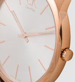 Calvin Klein City White Dial Brown Leather Strap Watch for Men - K2G21629 Authentic Buy Shop Now