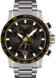 Tissot Supersport Chrono Black Dial Silver Steel Strap Watch For Men - T125.617.21.051.00 Authentic Buy Shop Now
