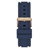 Guess Commander Blue Dial Blue Rubber Strap Watch for Men - GW0211G4 Authentic Buy Shop Now