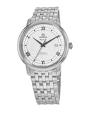 Omega De Ville Prestige Co Axial Automatic White Dial Silver Steel Strap Watch for Men - 424.10.40.20.02.005 Authentic Buy Shop Now