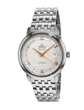 Omega De Ville Prestige Co Axial Silver Dial Silver Steel Strap Watch for Men - 424.10.40.20.02.004 Authentic Buy Shop Now