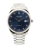 Longines Master Collection Automatic 40mm Blue Dial Silver Steel Strap Watch for Men - L2.793.4.97.6 Authentic Buy Shop Now
