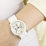 Michael Kors Runway White Dial White Steel Strap Watch for Women - MK5145 Authentic Buy Shop Now