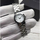 Marc Jacobs Amy Dinky White Dial Silver Steel Strap Watch for Women - MBM3225 Authentic Buy Shop Now