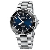 Oris Aquis Date Blue Dial Silver Steel Strap Watch for Men - 0173377304135-0782405PEB Authentic Buy Shop Now