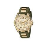 Guess Interpid 2 Golden Dial Two Tone Silicon Strap Watch For Women - W0325L5 Authentic Buy Shop Now