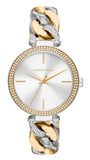 Michael Kors Catelyn Three-Hand Crystals Silver Dial Two Tone Steel Strap Watch for Women - MK4633 Authentic Buy Shop Now
