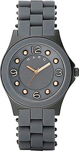 Marc Jacobs Pelly Grey Dial Grey Silicone Strap Watch for Women - MBM2537 Authentic Buy Shop Now