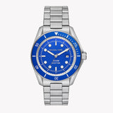Michael Kors Maritime Three-Hand Blue Dial Silver Steel Strap Watch for Men - MK9160 Authentic Buy Shop Now