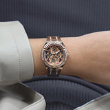 Guess Allara Quartz Rose Gold Dial Rose Gold Steel Strap Watch For Women - GW0604L3 Authentic Buy Shop Now