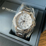 Tag Heuer Aquaracer White Dial Silver Steel Strap Watch for Men - CAY1111.BA0927 Authentic Buy Shop Now