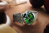 Breitling Chronomat GMT 40 Green Dial Silver Steel Strap Watch for Men - A32398101L1A1 Authentic Buy Shop Now