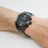 Maserati Traguardo Gun Metal Dial Grey Steel Strap Watch For Men - R8873612002 Authentic Buy Shop Now