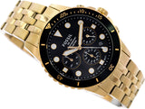 Fossil FB-01 Chronograph Black Dial Gold Steel Strap Watch for Men - FS5836 Authentic Buy Shop Now