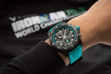 Breitling Endurance Pro Ironman 70.3 World Championship Grey Dial Turquoise Rubber Strap Watch for Men - X823105C1M1S1 Authentic Buy Shop Now