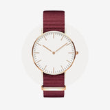 Daniel Wellington Classic Roselyn White Dial Red NATO Strap Watch For Women - DW00100271 Authentic Buy Shop Now