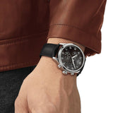 Tissot Chrono XL Classic Black Dial Black Leather Strap Watch For Men - T116.617.16.057.00 Authentic Buy Shop Now