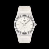 Tissot PRX 40 White Dial White Rubber Strap Watch For Men - T137.410.17.011.00 Authentic Buy Shop Now
