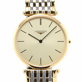 Longines La Grande Classique De Longines Gold Dial Two Tone Mesh Bracelet Watch for Women - L4.755.2.32.7 Authentic Buy Shop Now
