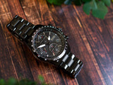 Hugo Boss Pilot Edition Chronograph Black Dial Black Steel Strap Watch for Men - 1513854 Authentic Buy Shop Now