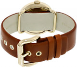 Marc Jacobs Amy White Dial Brown Leather Strap Watch for Women - MBM8574 Authentic Buy Shop Now