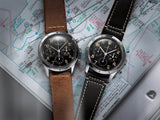 Breitling Avi Ref. 765 1964 Re Edition Black Dial Black Leather Strap Watch for Men - AB09451A1B1X1 Authentic Buy Shop Now