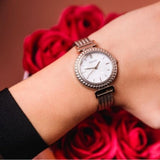Guess Monroe Silver Dial Rose Gold Steel Strap Watch For Women - W1152L3 Authentic Buy Shop Now