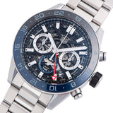 Tag Heuer Carrera Chronograph Blue Dial Silver Steel Strap Watch for Men - CBG2A1Z.BA0658 Authentic Buy Shop Now