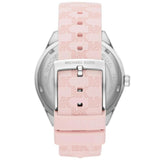 Michael Kors Jessa Quartz Silver Dial Pink Silicone Strap Watch For Women - MK7268 Authentic Buy Shop Now