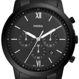Fossil Neutra Chronograph Black Dial Black Steel Strap Watch for Men - FS5474 Authentic Buy Shop Now